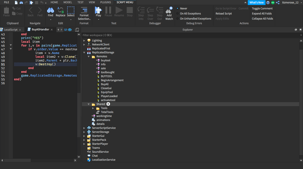 Help in Buy All button - Scripting Support - Developer Forum | Roblox