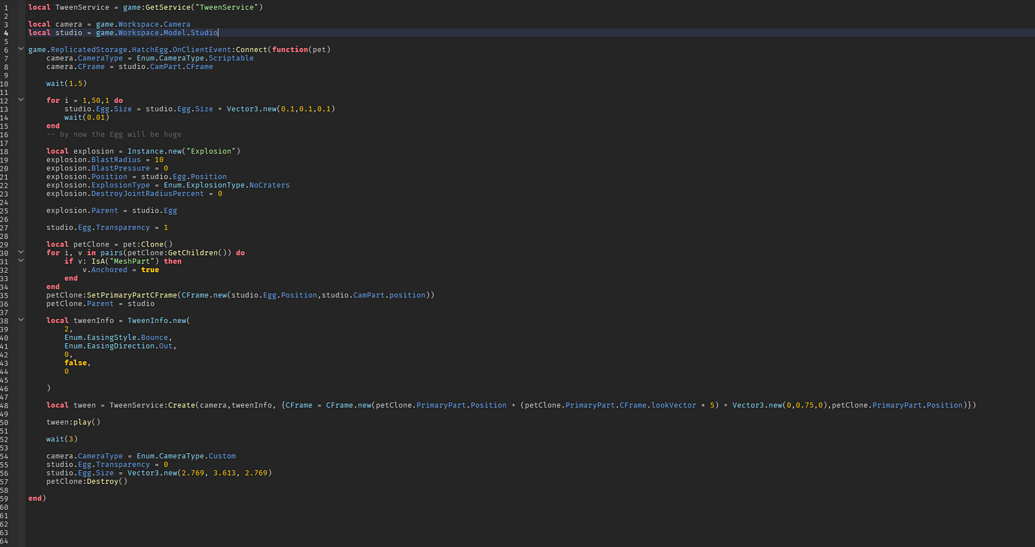 Pet hatching system Problem - Scripting Support - Developer Forum | Roblox