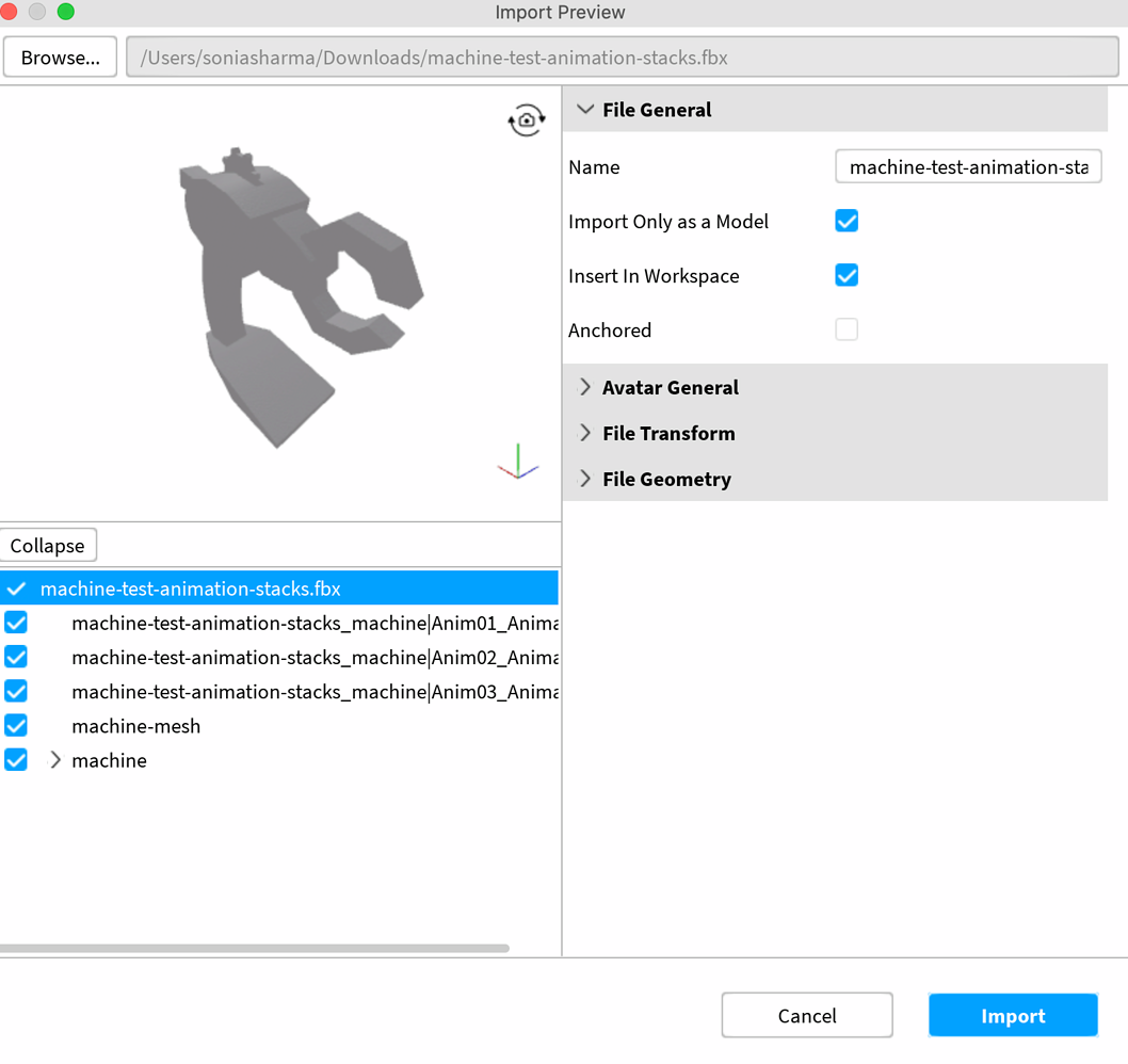 New Animation Importing for the Unified Smart Mesh Importer Beta ...