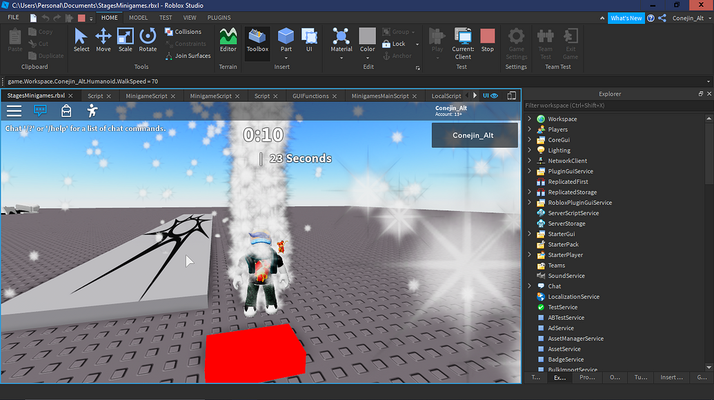 Particle on a Humanoid - Scripting Support - Developer Forum | Roblox