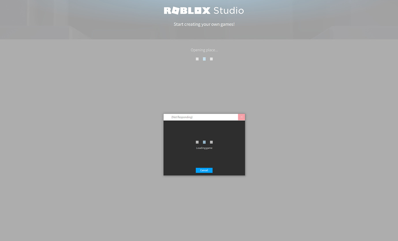 Roblox Place not opening in studio - Studio Bugs - Developer Forum | Roblox