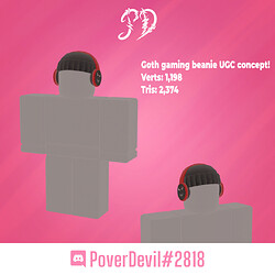 Goth Gaming Beanie UGC