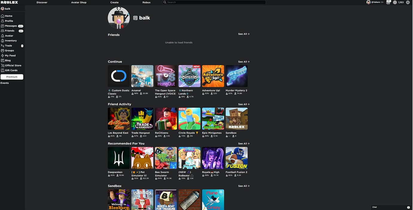 Roblox Unable To Load Friends List Affects Home Page Profiles And 2 1380x702 