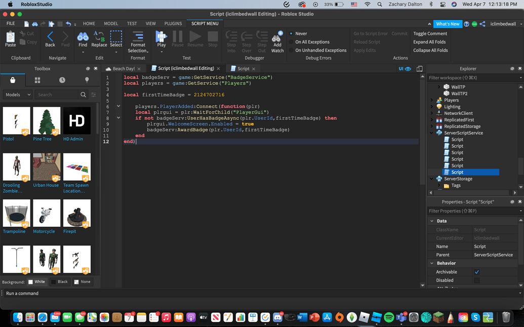 How would I make a tutorial GUI that comes up when you join the game ...