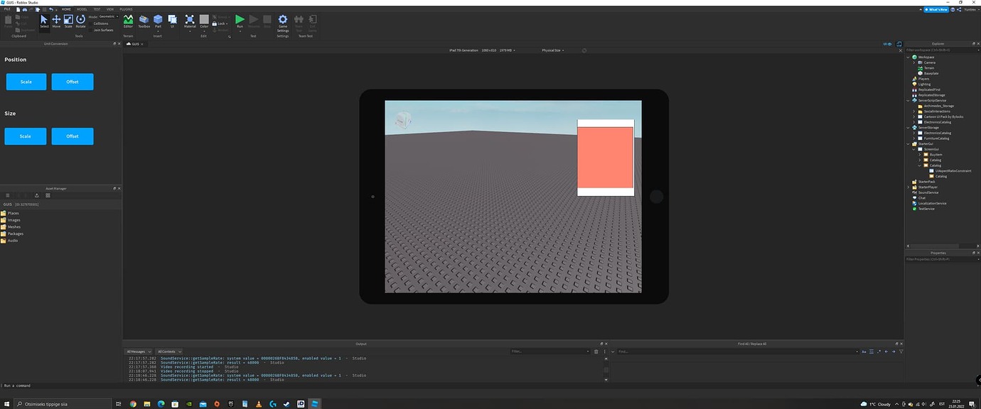 Need help with gui scaling - Game Design Support - Developer Forum | Roblox