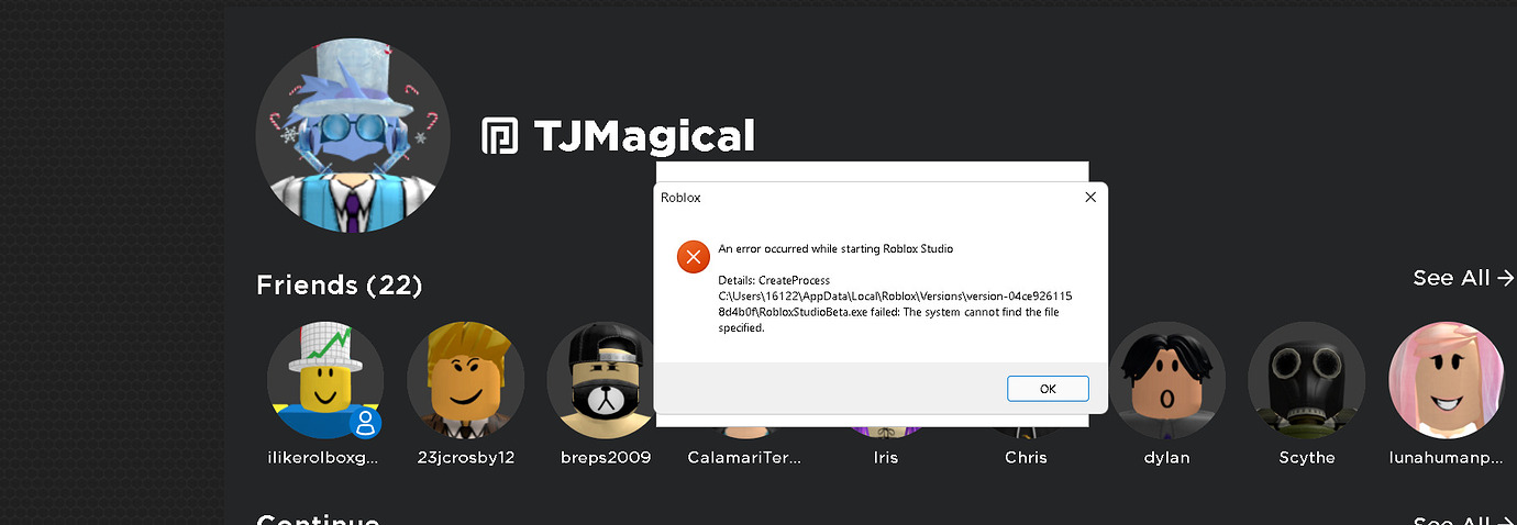 Studio not launching - Game Design Support - Developer Forum | Roblox