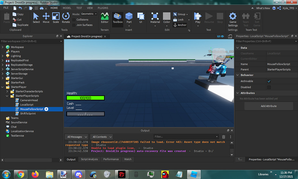 Help with camera follow mouse script - Scripting Support - Developer ...