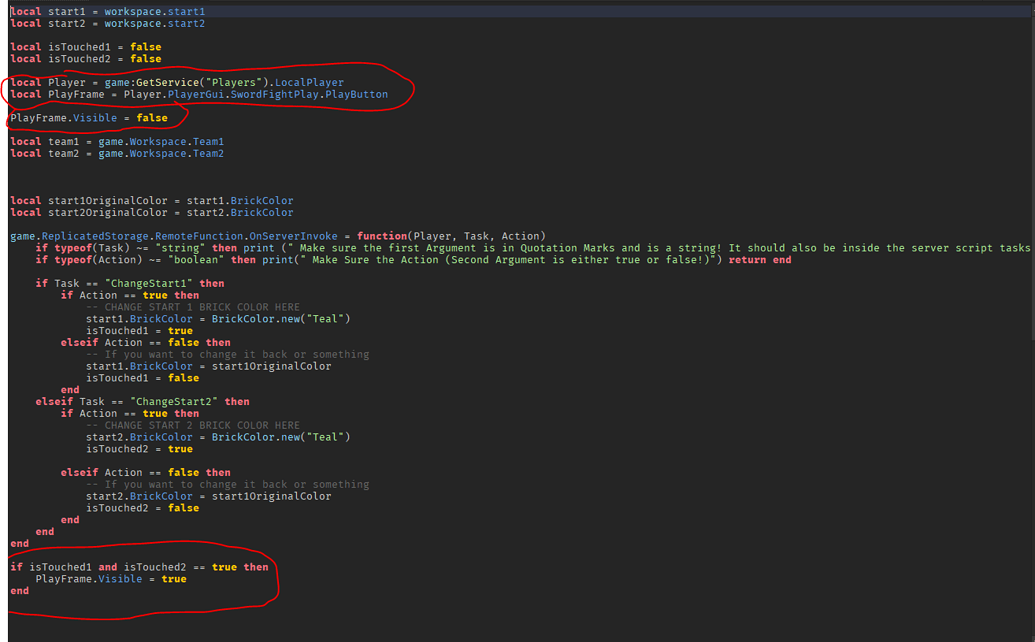 Selecting GUI from StarterGui in server script - Scripting Support ...
