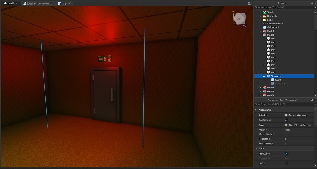 How can i make teleporter part between places - Scripting Support ...