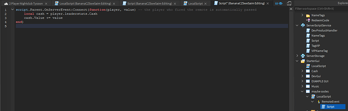 Code System won't work - Scripting Support - Developer Forum | Roblox