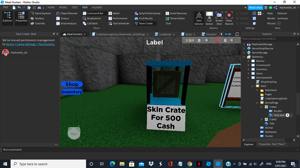Help needed with crate opening system - Scripting Support - Developer ...