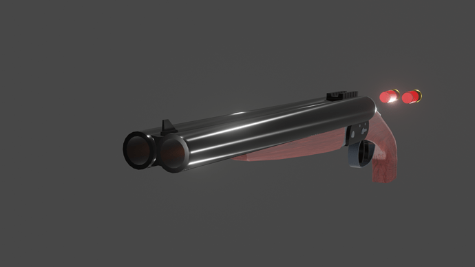 Double-Barelled shotgun (SAWN-OFF)