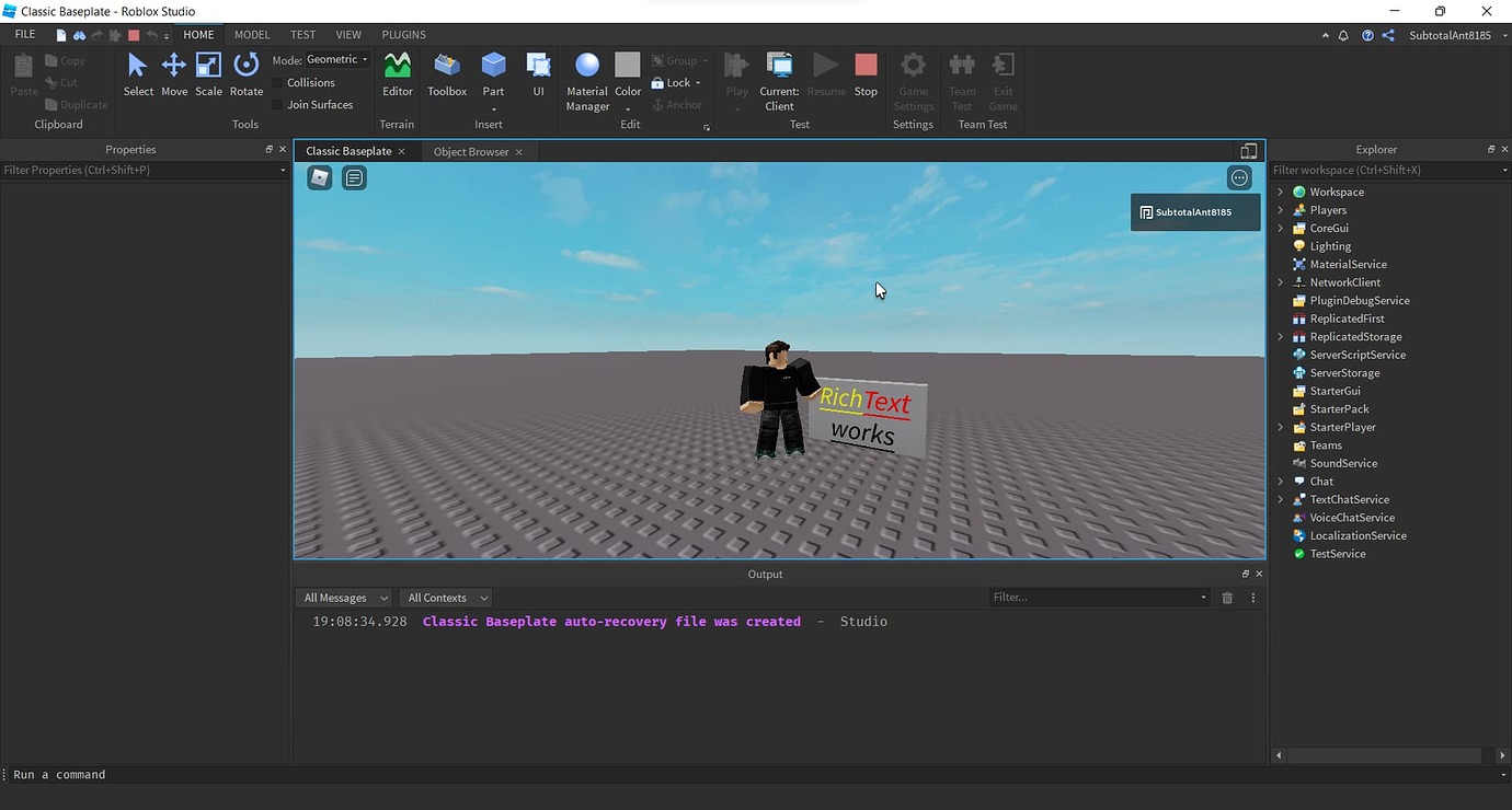 Rich Text not working for Surface Guis - Engine Bugs - Developer Forum ...