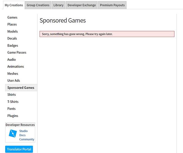 SponsoredGamesBroken