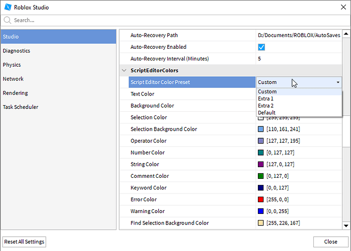 Script Editor Themes Plugin - Creations Feedback - Developer Forum | Roblox