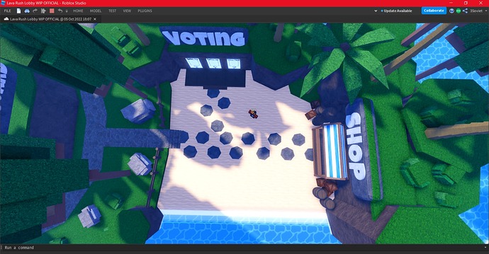 Lava Rush Lobby WIP OFFICIAL - Roblox Studio 10_5_2022 6_09_01 PM
