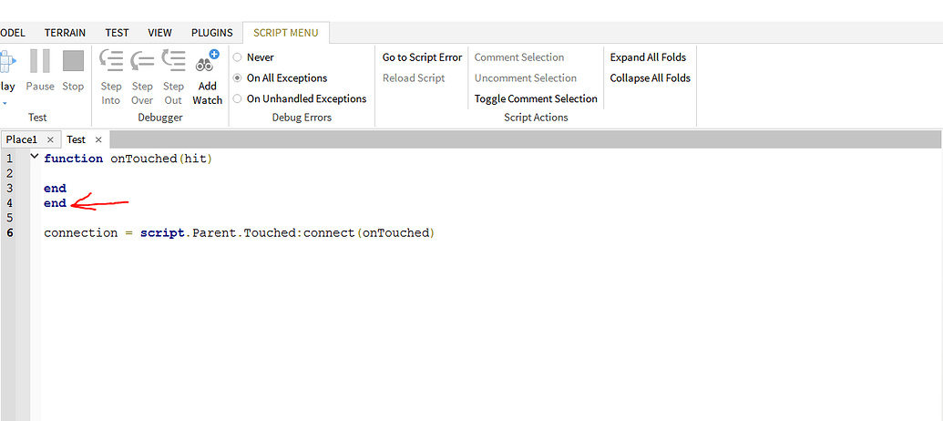 Errors inside scripts not showing up - Studio Bugs - Developer Forum ...