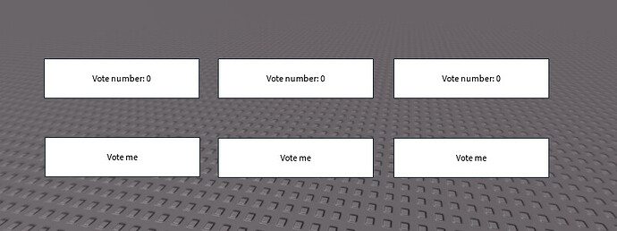 Code issues - Vote system - Scripting Support - Developer Forum | Roblox