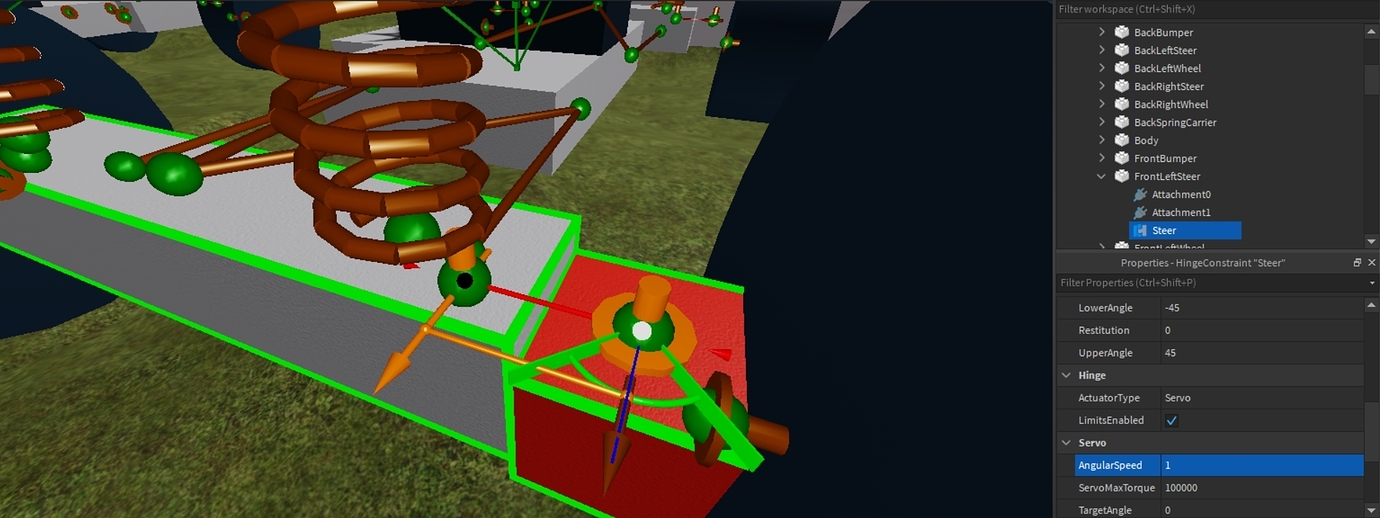 Problem with Hinge Constrains - Building Support - Developer Forum | Roblox