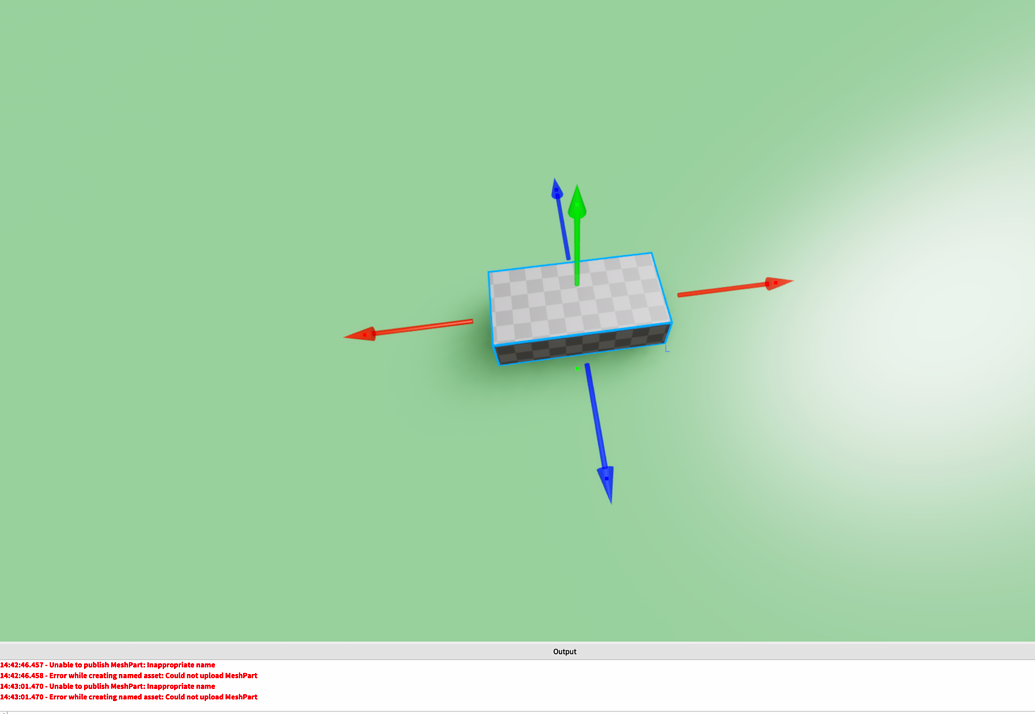 Meshes not appearing? - Building Support - Developer Forum | Roblox