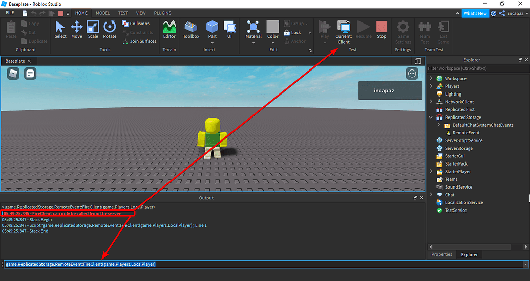 Server > Client Issues - Scripting Support - Developer Forum | Roblox