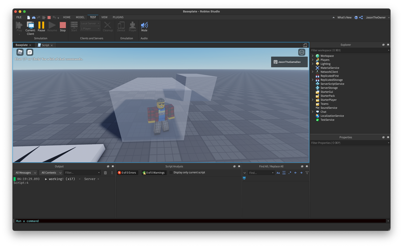 Really basic script not working - Scripting Support - Developer Forum ...
