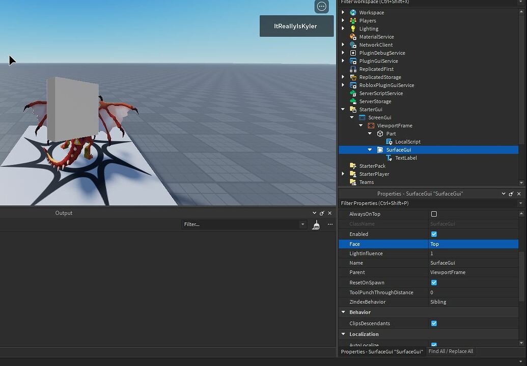 Surface GUIs do not display inside a Viewport Frame - Engine Bugs ...