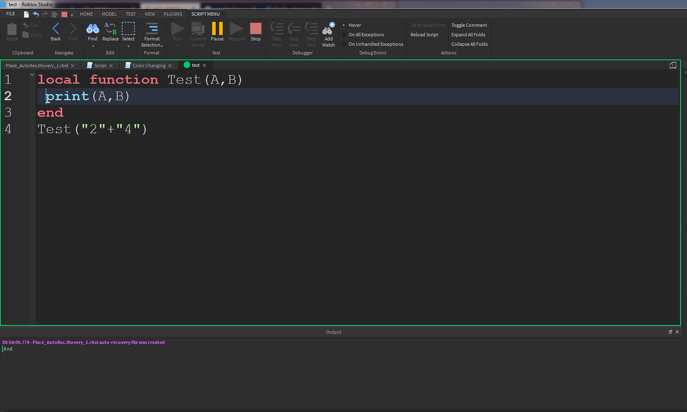 Help With Parameters - Scripting Support - DevForum | Roblox