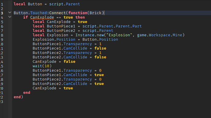 Mine Still Blows Up Even When Variable Is Set To False - Scripting ...