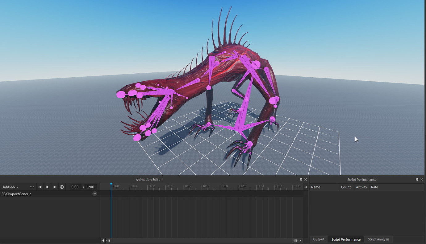 Problem With Importing FBX Animation to Roblox - Art Design Support ...