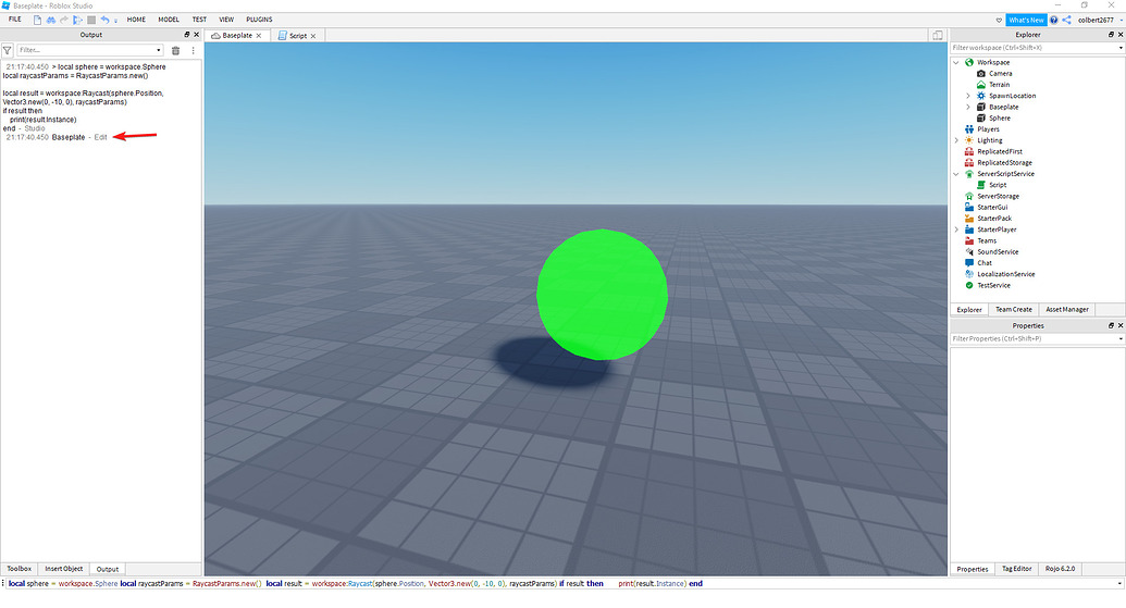 Raycast returning nil - Scripting Support - Developer Forum | Roblox