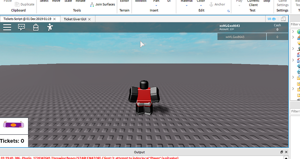 Currency GUI working in Studios, but not in game? - Scripting Support ...