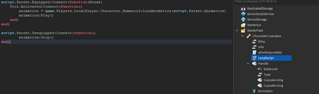 Tool Animation Error? - Scripting Support - Developer Forum | Roblox