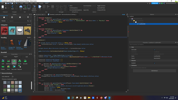 MenuCam is not a valid member of - Scripting Support - Developer Forum ...