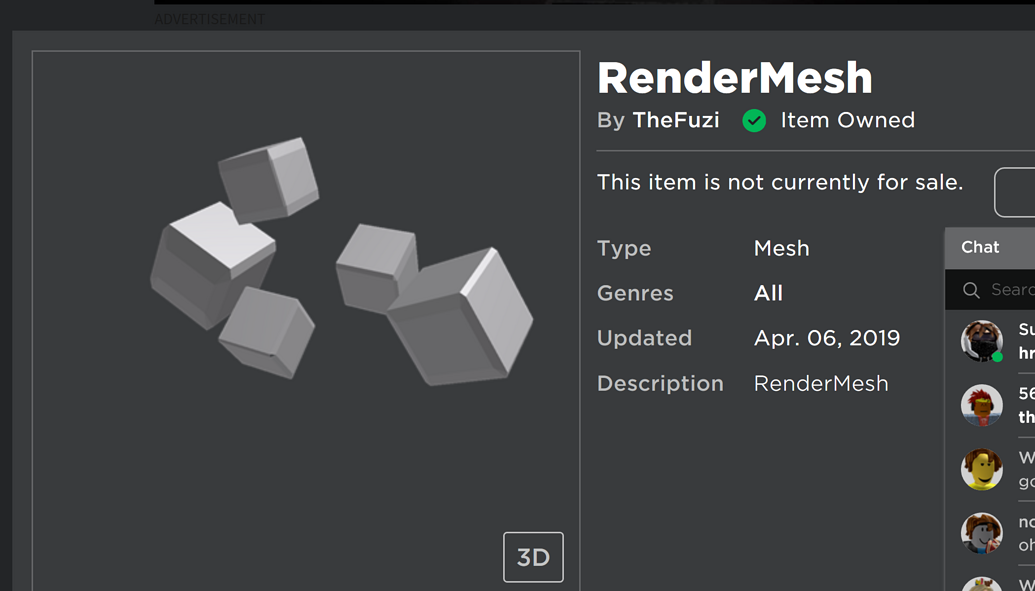 My mesh not showing up? - Art Design Support - Developer Forum | Roblox