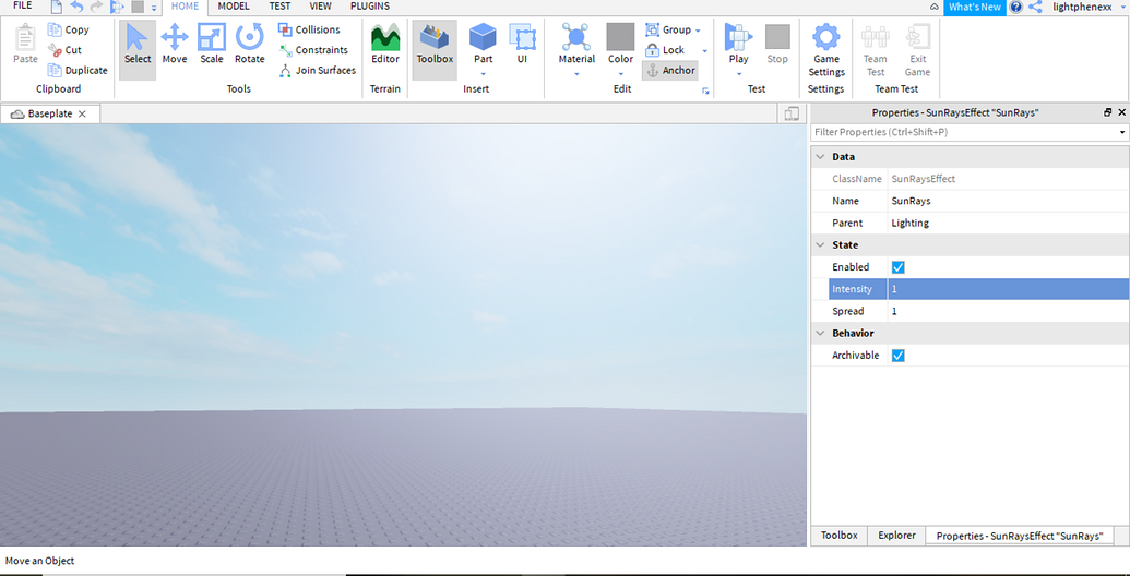 Sun-rays not working? - Building Support - Developer Forum | Roblox