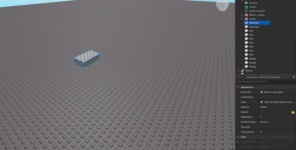 [SLOVED]Problem with MeshPart - Building Support - Developer Forum | Roblox