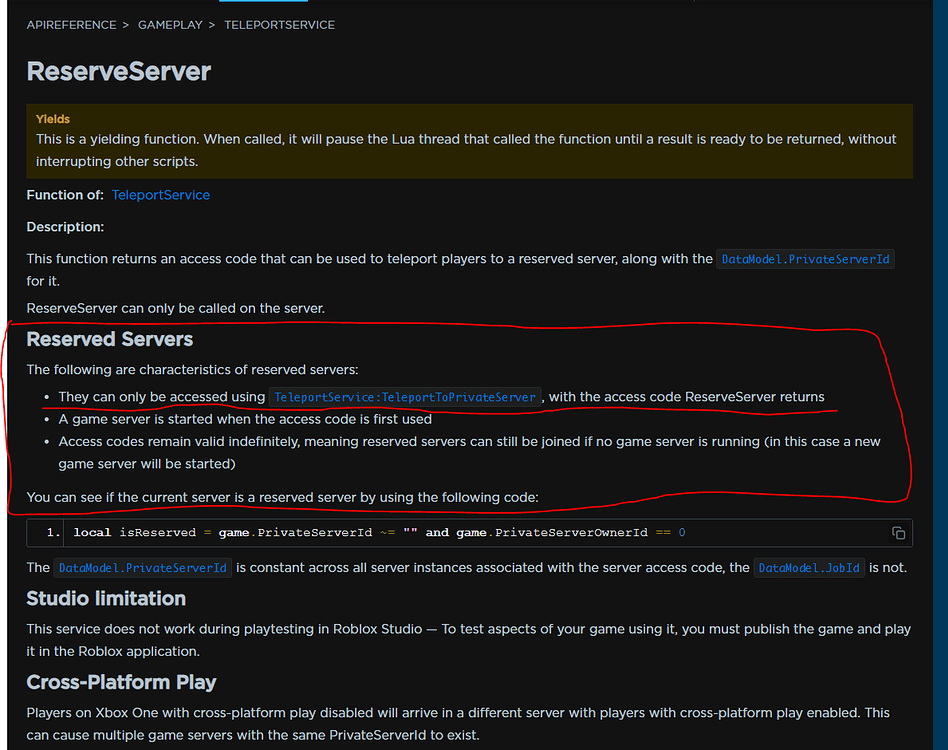 Teleporting Players Help! - Scripting Support - Developer Forum | Roblox