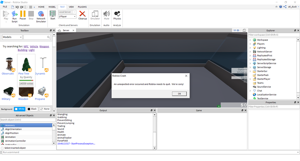 Live servers crashing - Engine Bugs - Developer Forum | Roblox