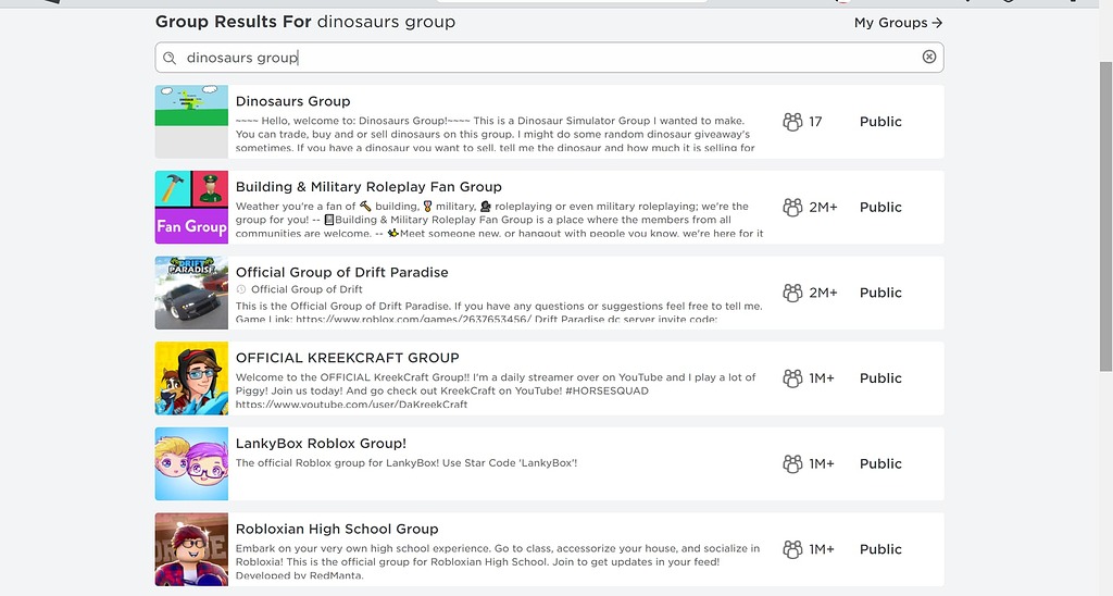 Backengineering the Group Search - Platform Usage Support - Developer ...