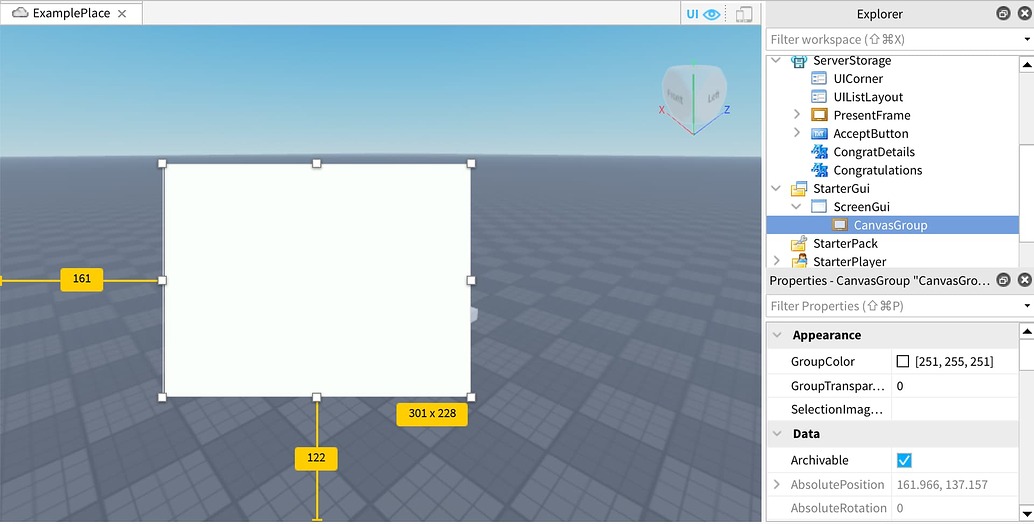 CanvasGroup Beta Group Transparency on UI Groups Announcements