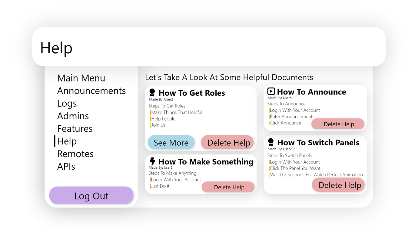 Feedback to my Admin UI - Creations Feedback - Developer Forum | Roblox