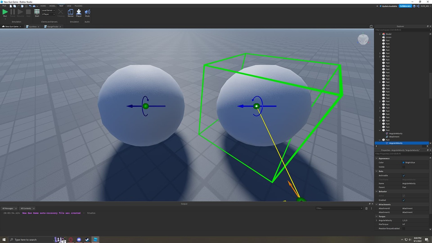 Angular velocity issue - Scripting Support - Developer Forum | Roblox