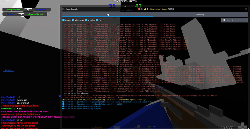 Skybox not loading and becoming black - Game Design Support - Developer ...