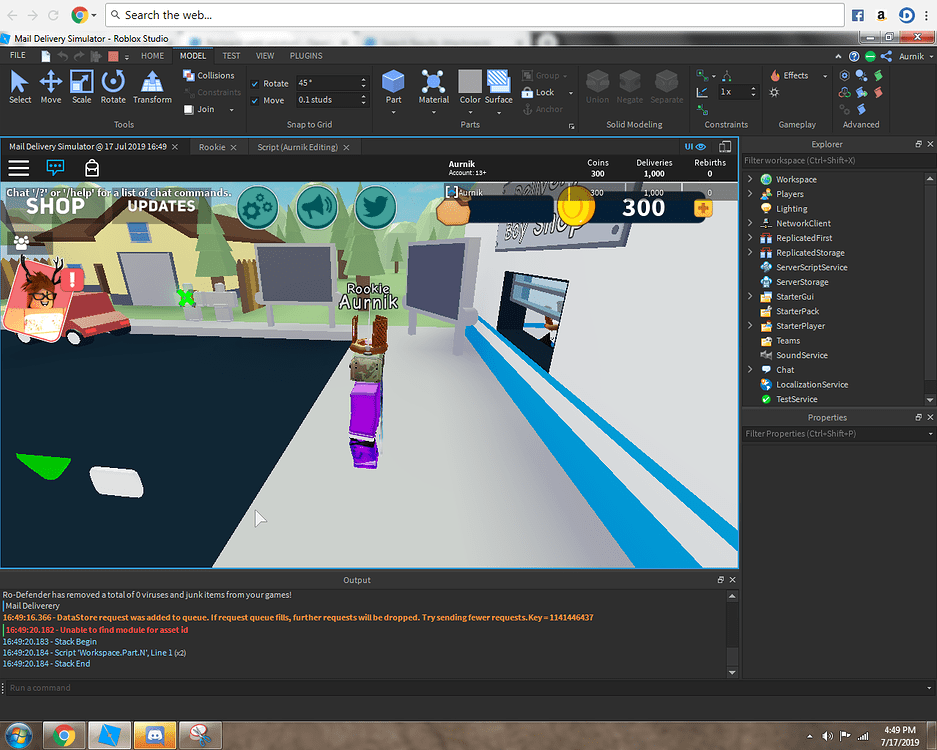 Backpack weld solution! - Scripting Support - Developer Forum | Roblox