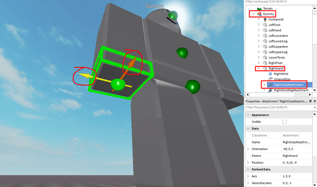 How do i position an attachment? - Scripting Support - Developer Forum ...