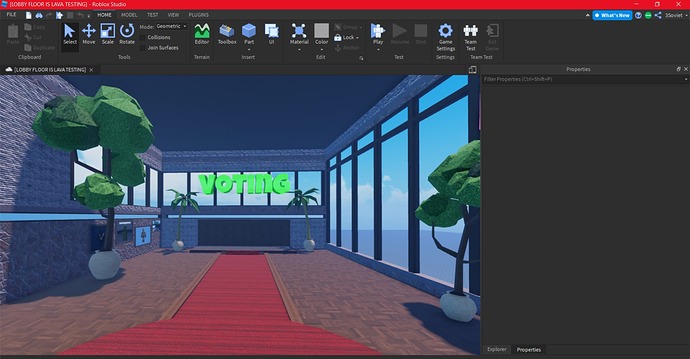 LOBBY FLOOR IS LAVA TESTING - Roblox Studio 4_30_2022 10_50_43 PM