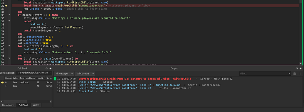I need help with creating a lobby spawner - Scripting Support ...