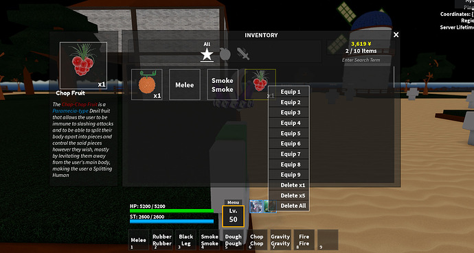 Inventory UI