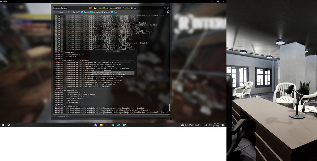 Something Went Wrong With User Data Error Code 267